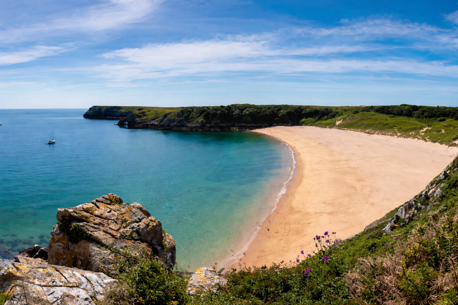 barafundle beach pembrokeshire