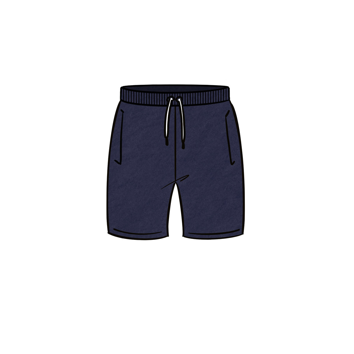 MIDWEIGHT SHORTS &lt;BR&gt; NAVY